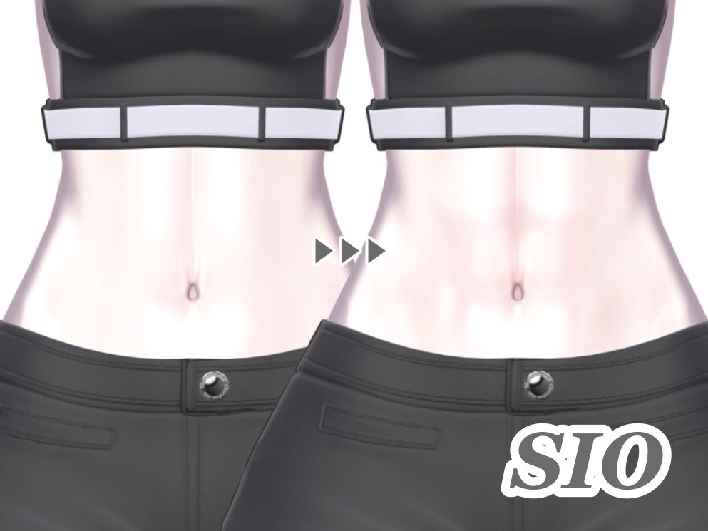 【12アバター対応】OSEISOお清楚まっそーテクスチャ MUSCLE