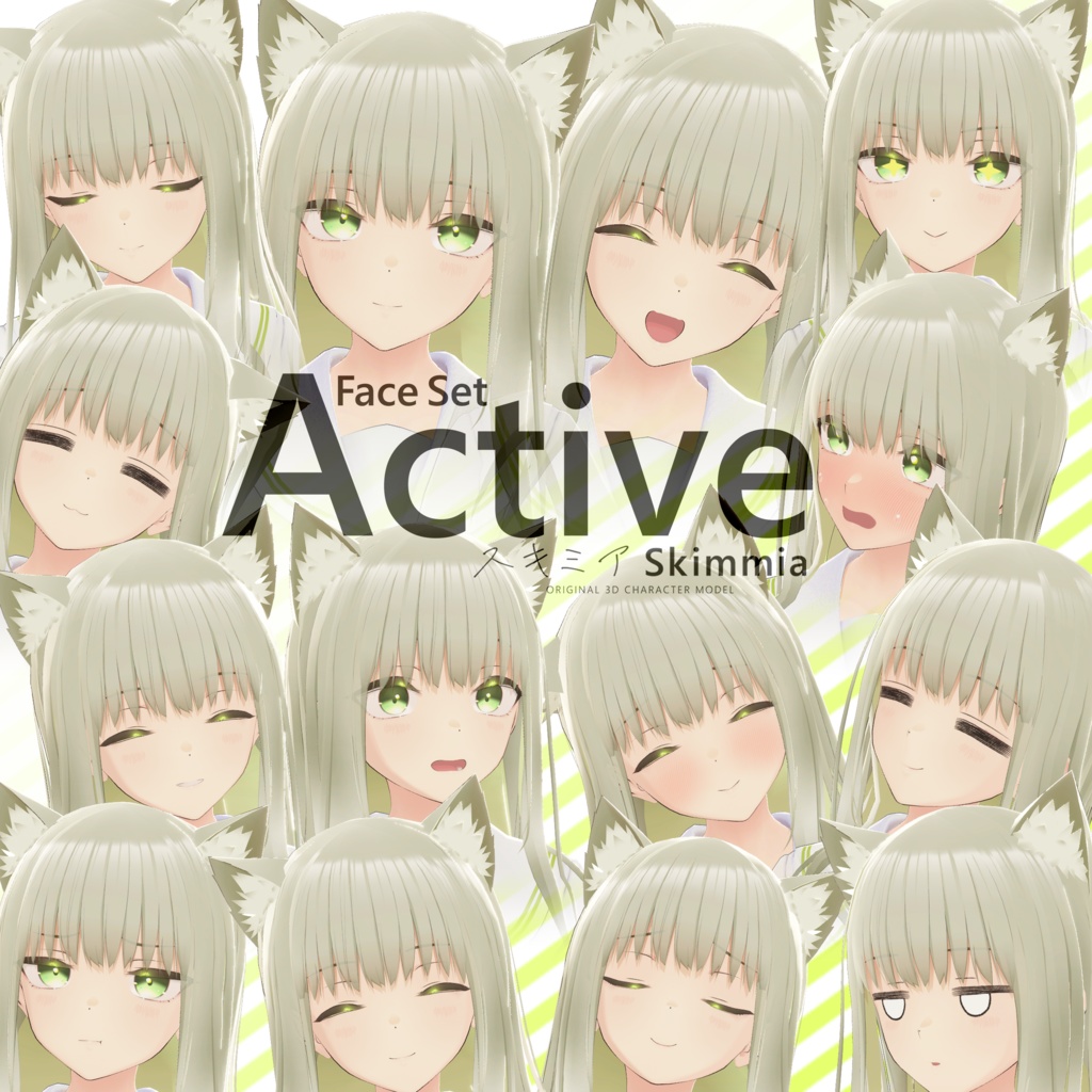 オリジナル3Dモデル 「スキミア」#Skimmia3D