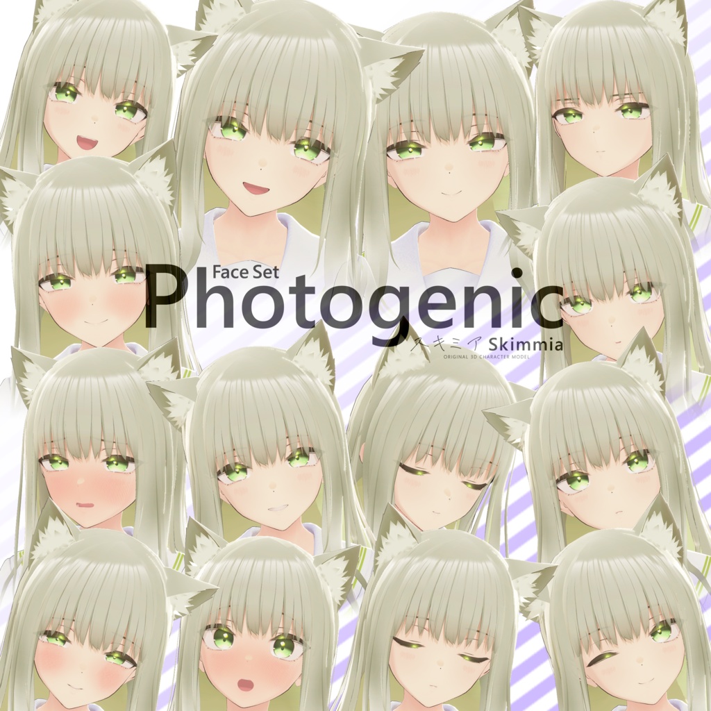 オリジナル3Dモデル 「スキミア」#Skimmia3D