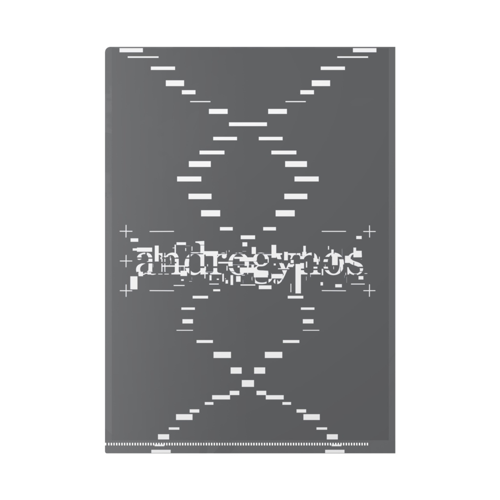 【code_androgynous】クリアファイルA4