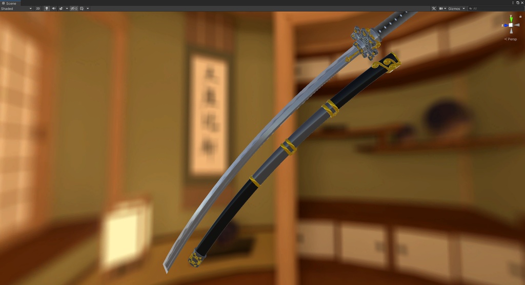 【VRChat向け武器】鬼金斬【大太刀】