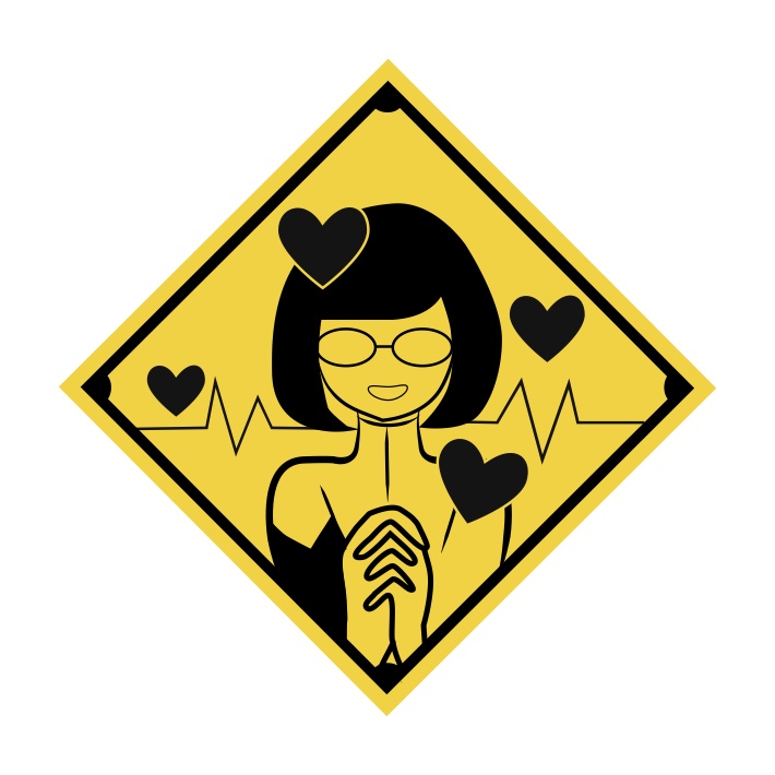 異常者注意アクキー(色欲)