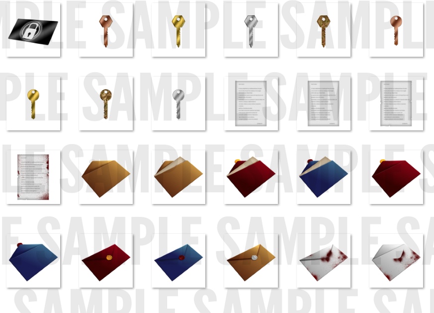 【ver1.01】謎解き系アイコン素材集