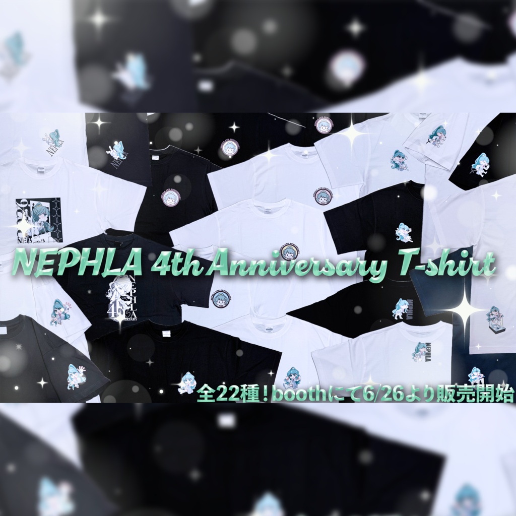 NEPHLA　4th Anniversary T-shirt