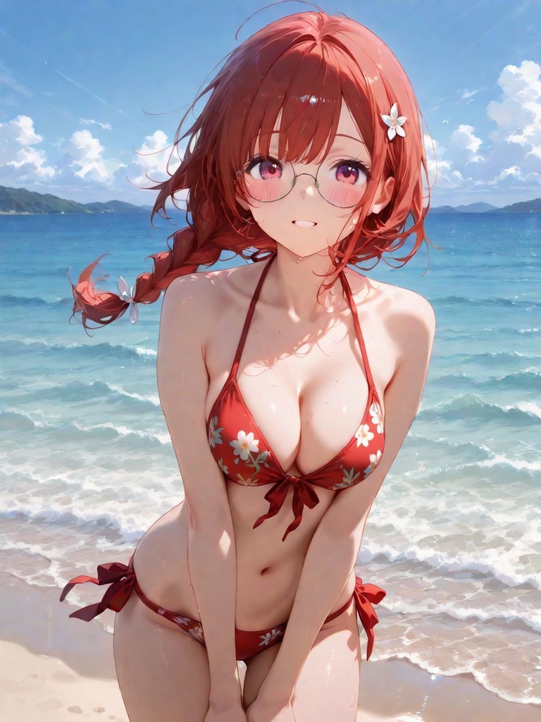 水着の女の子
