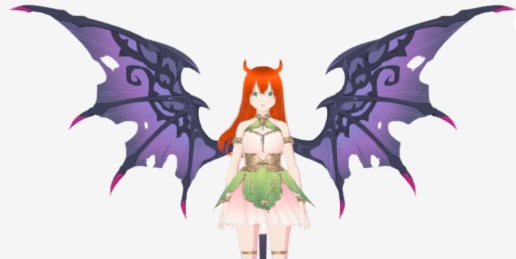 Luna 1 - VRM\ PMXオリジナル3Dモデル