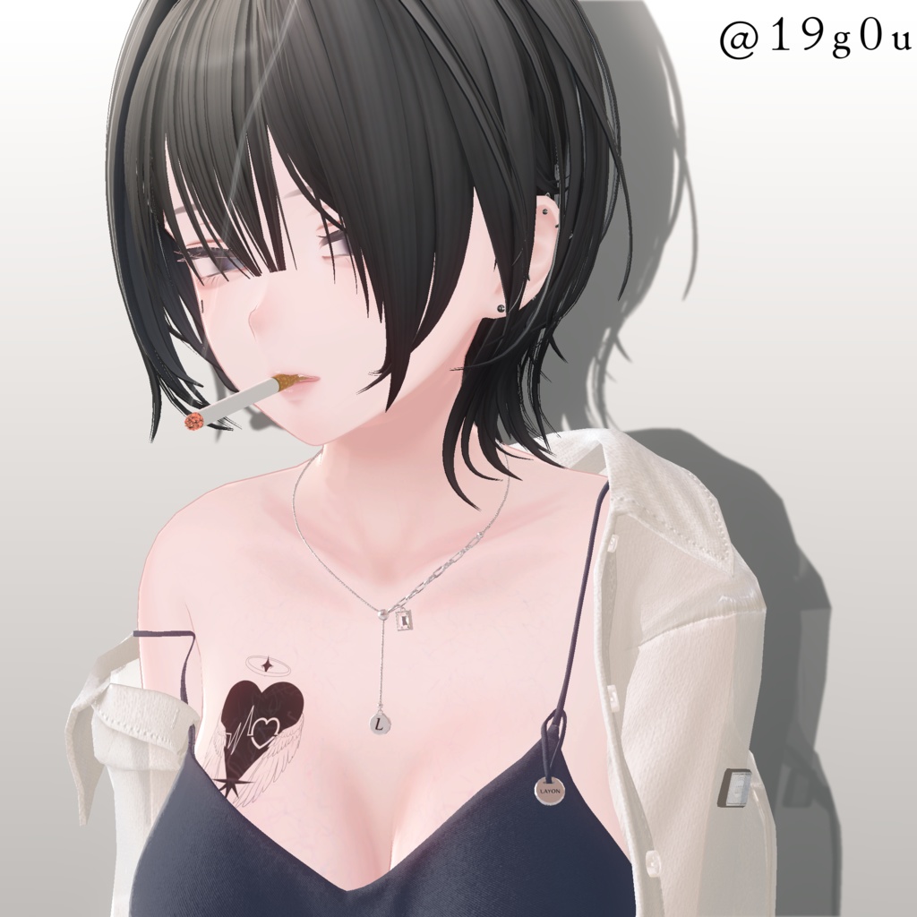 ⊹˚₊‧꒰ა天使のは~とタトゥー໒꒱ ‧₊˚⊹