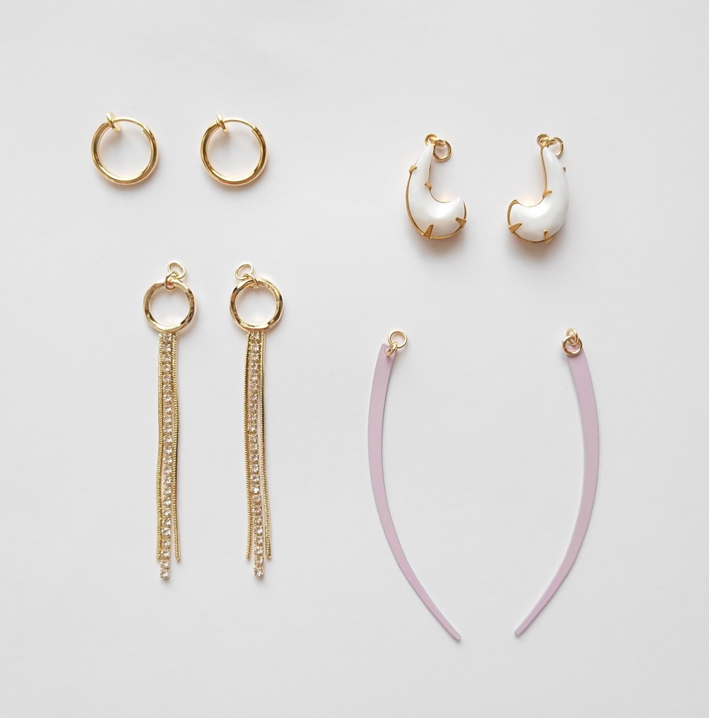 おひつじ座イヤリング(ノンホールピアス)・ムウ