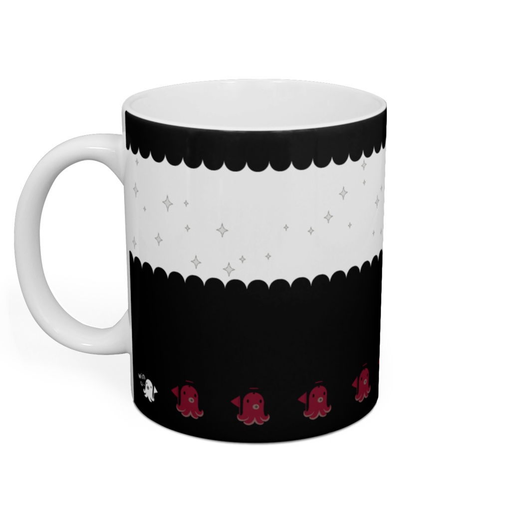 たこさんwinなーの雑踏マグカップ