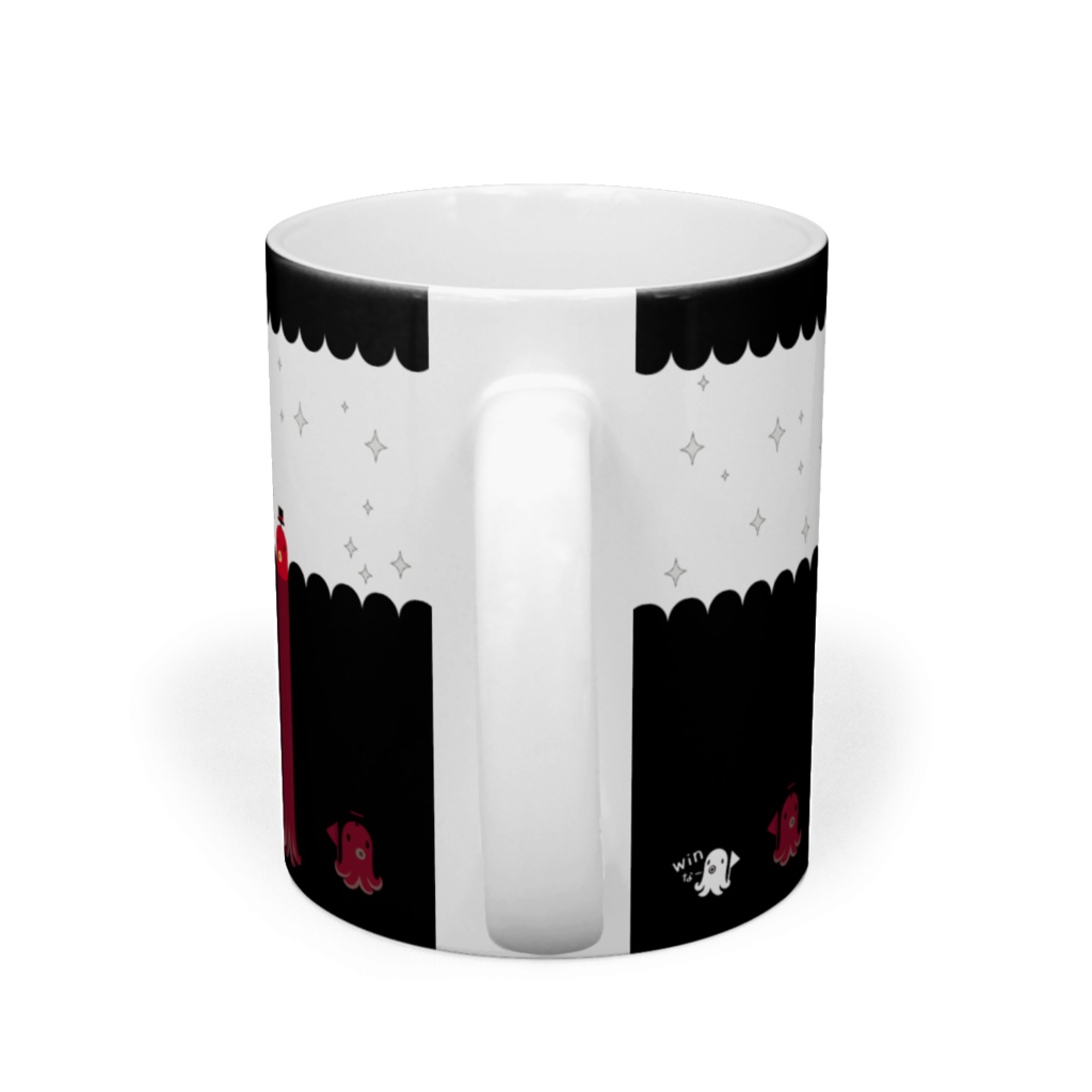 たこさんwinなーの雑踏マグカップ