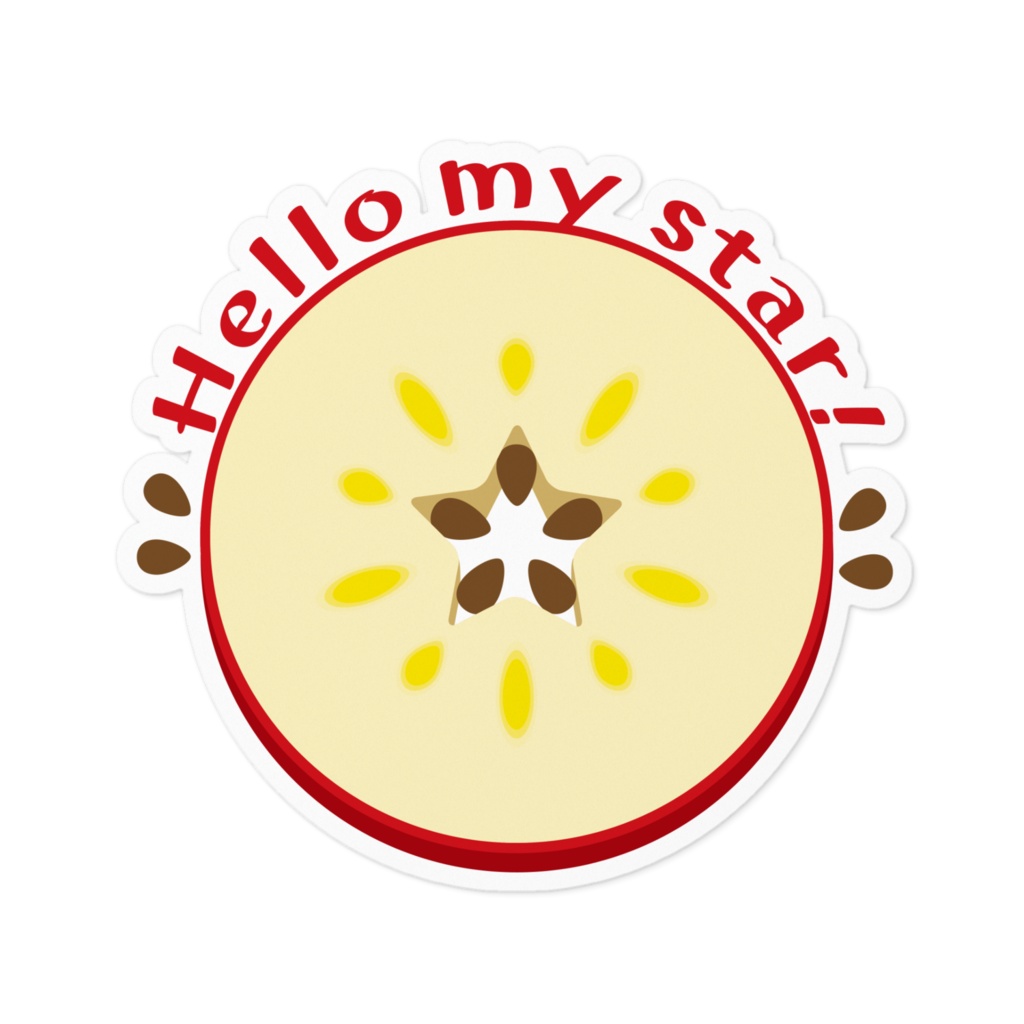 MTCT105 輪切りのリンゴA