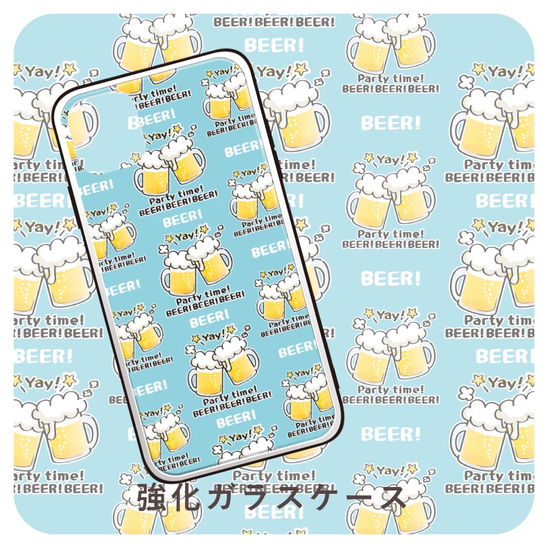 強化ガラスケース *スマートフォンケース *CT125 BEER!BEER!BEER!*D*8KG