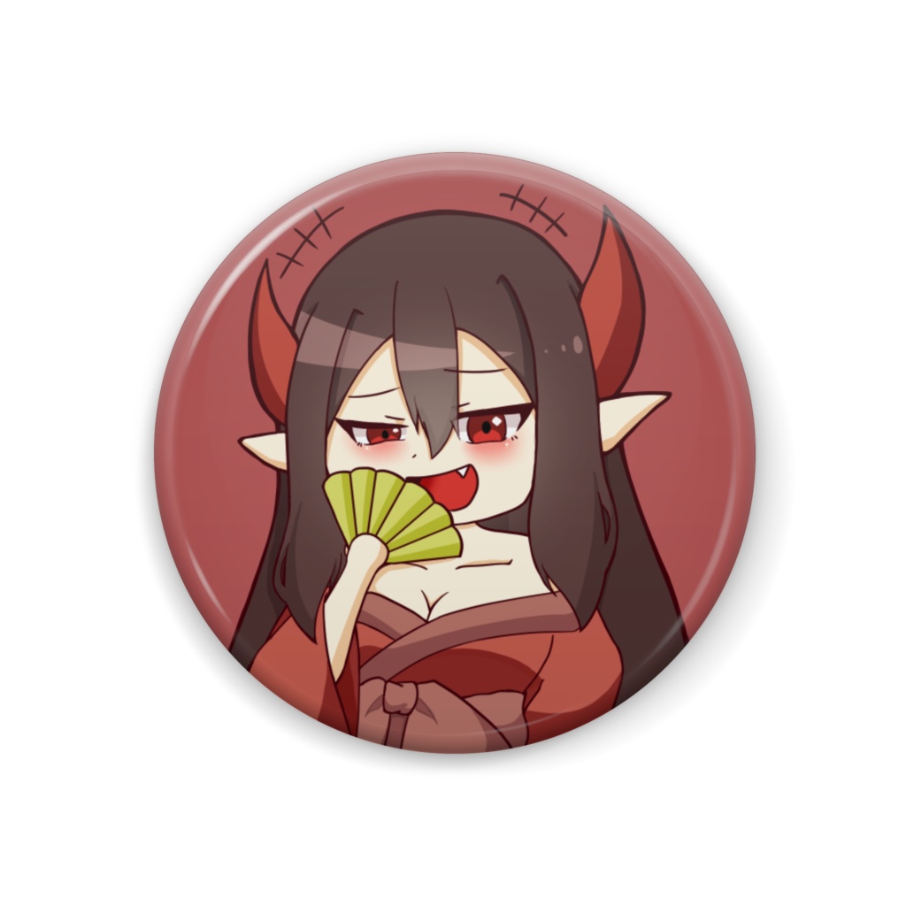 牛鬼ちゃんw缶バッジ