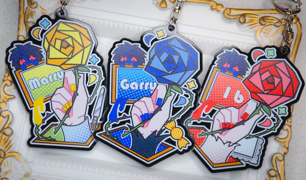 【Ib】モチーフアクリルキーホルダー