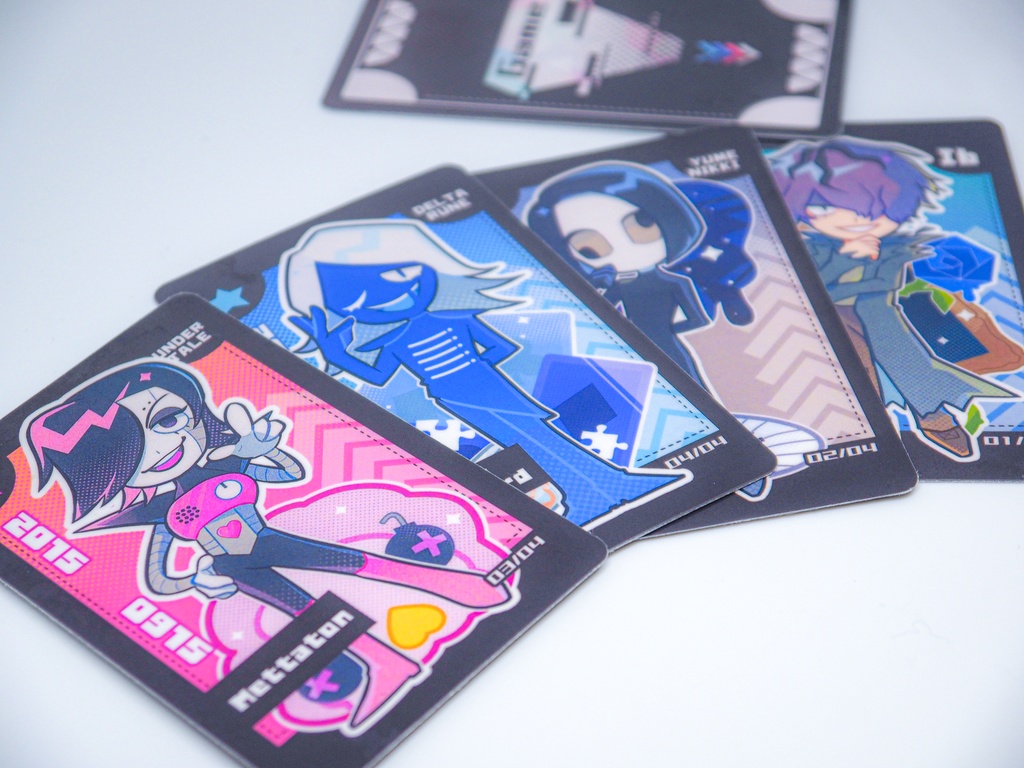 【ゲームキャラ】トレカ風両面カード