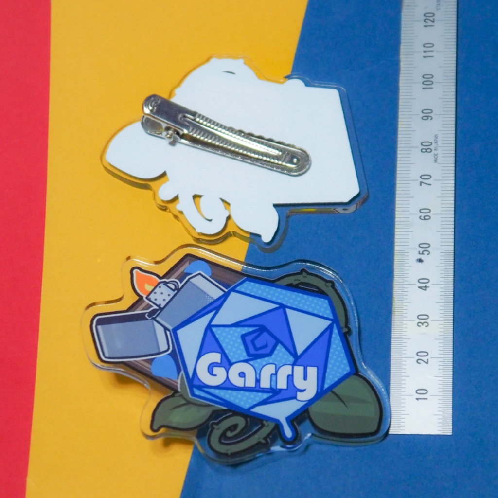 【Ib】アクリルヘアクリップ