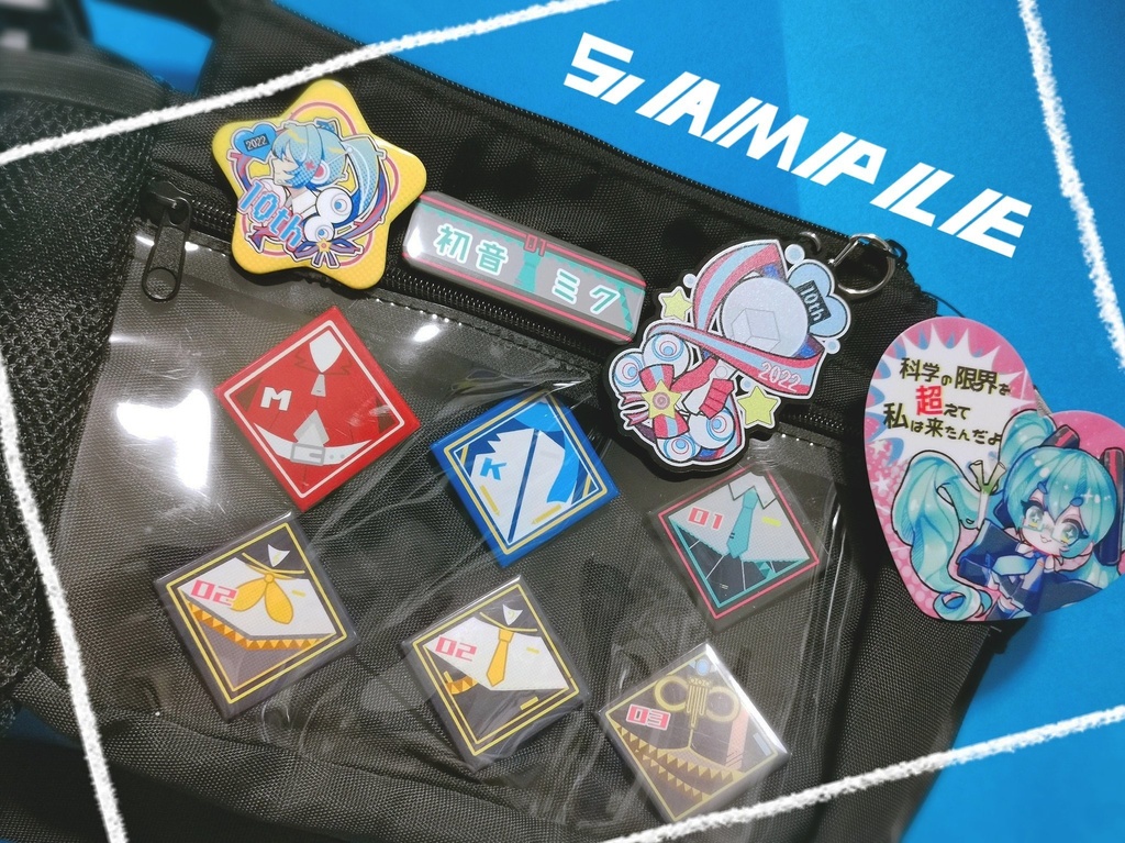 【ボカロ】モチーフ缶バッジ(全6種)