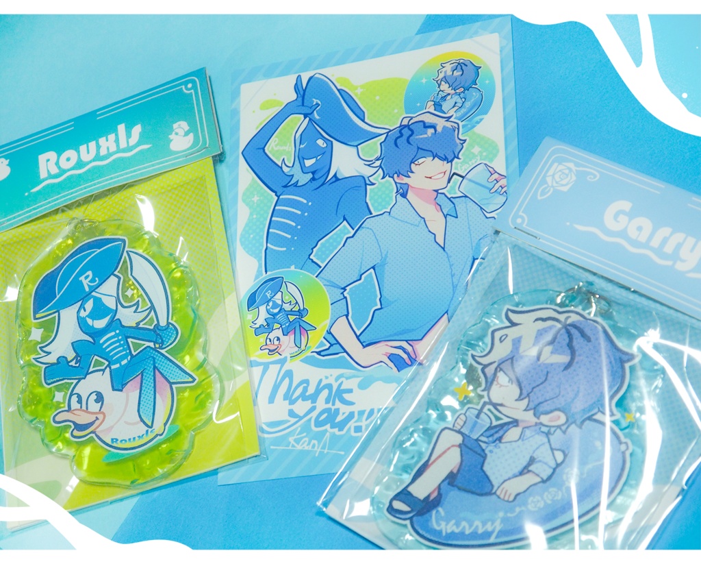 【ゲームキャラ】ルールノー&ギャリー水面アクキー