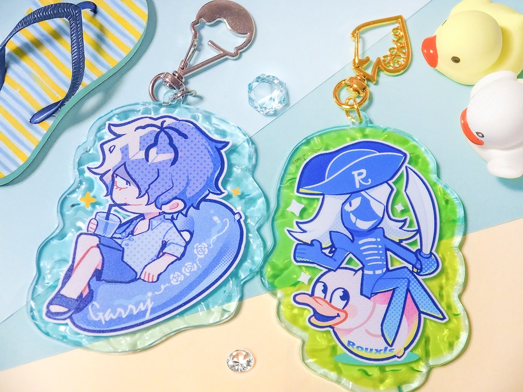 【ゲームキャラ】ルールノー&ギャリー水面アクキー