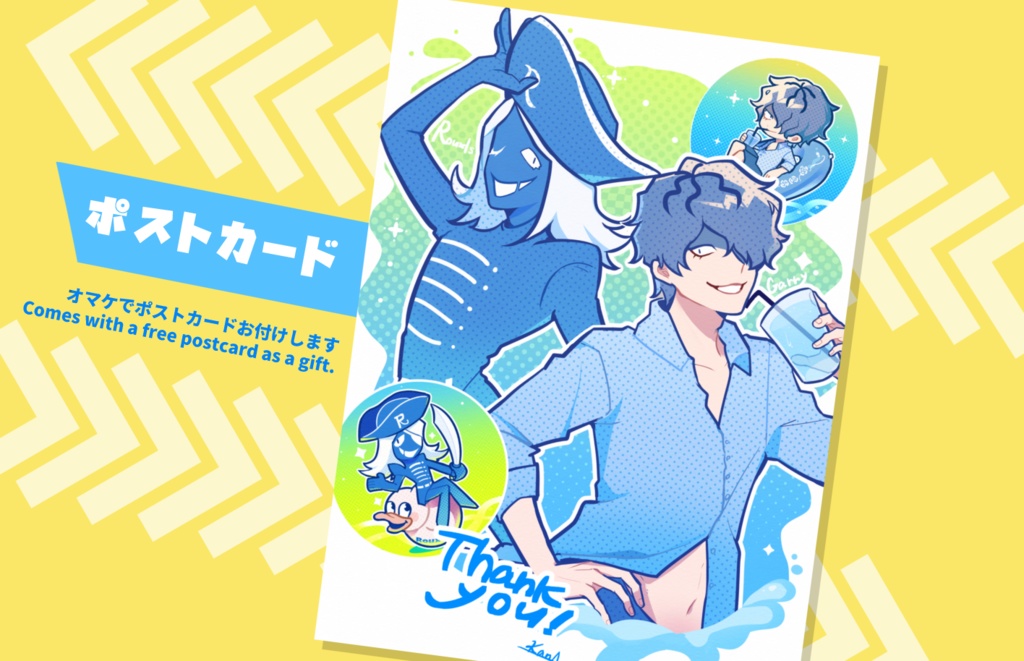 【ゲームキャラ】ルールノー&ギャリー水面アクキー