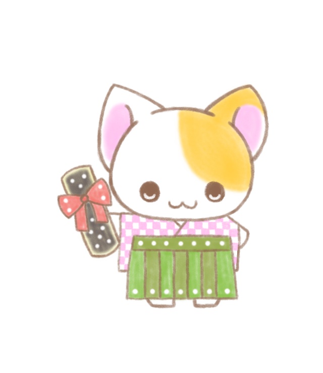 卒業 袴 ねこ