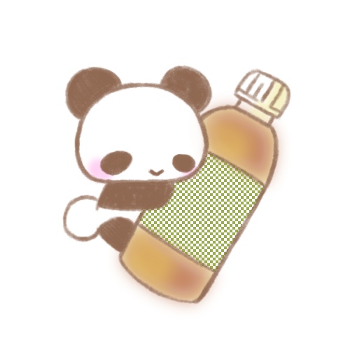 お茶 ペットボトル パンダさん