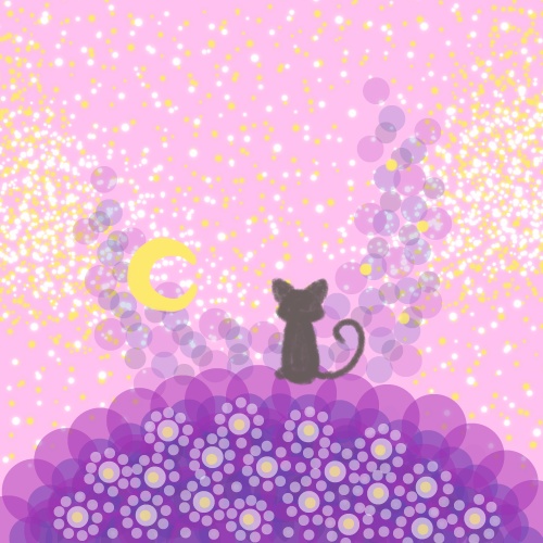 月 黒猫さん