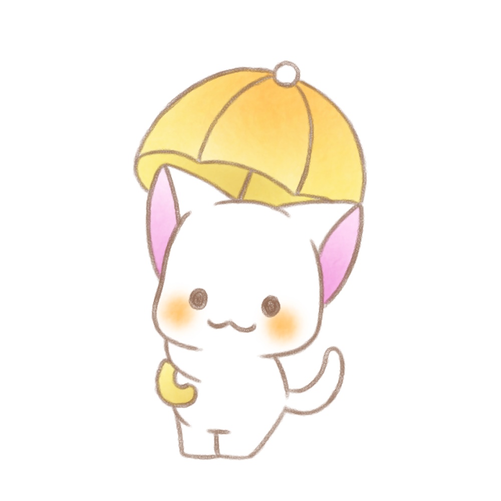 傘と猫さん。