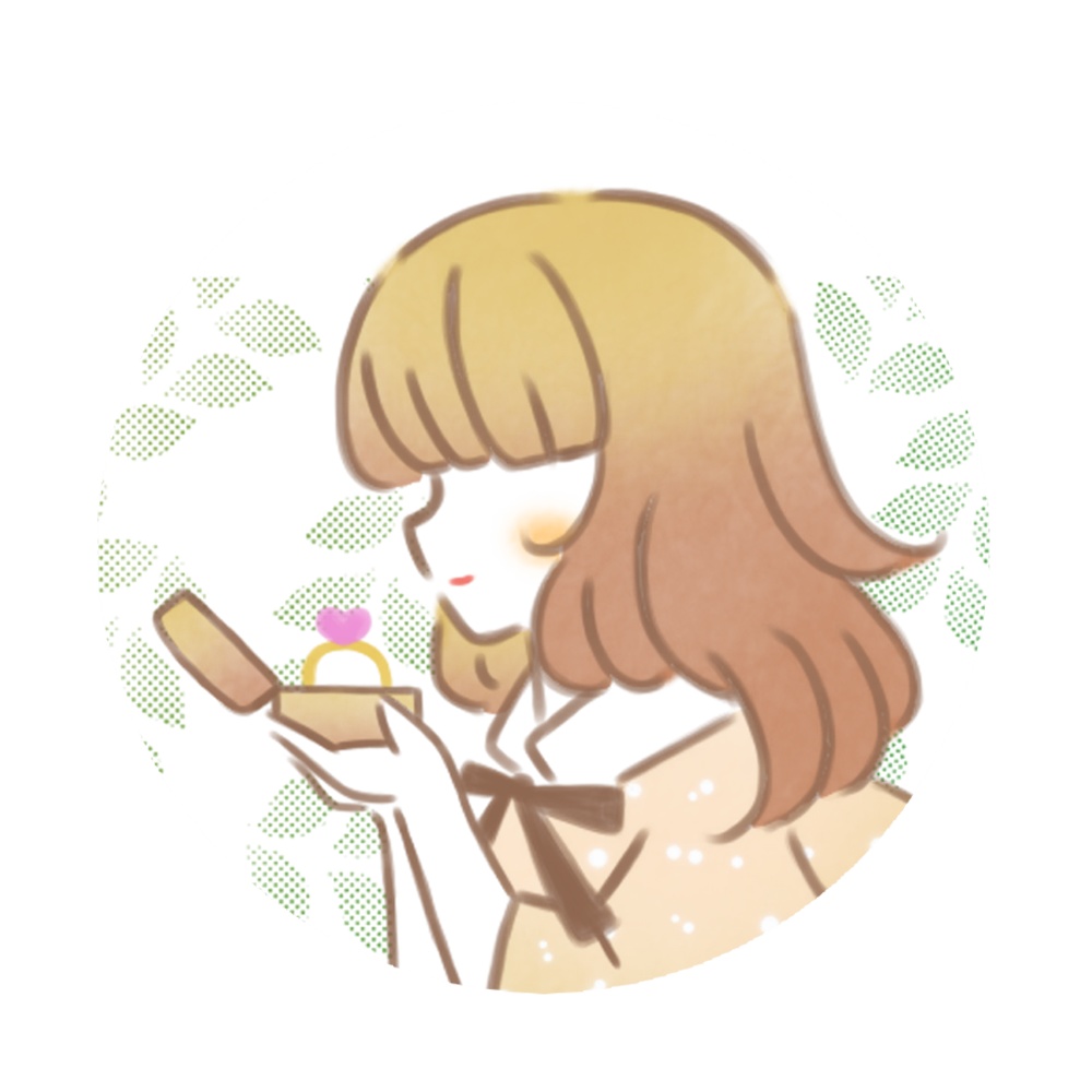 指輪と女の子。
