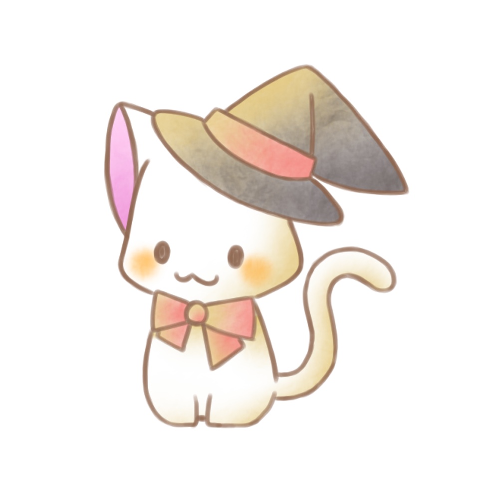魔女っ子猫さん。