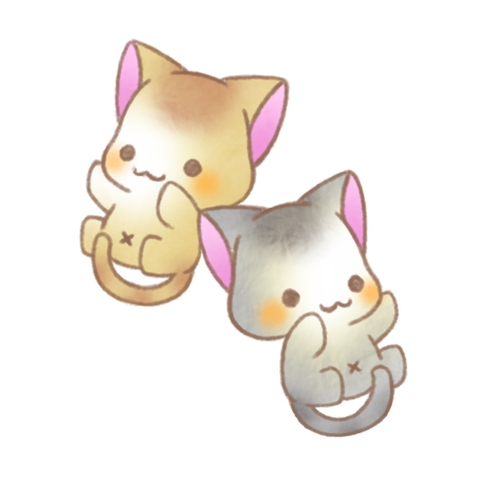 コロンとにゃんこ。