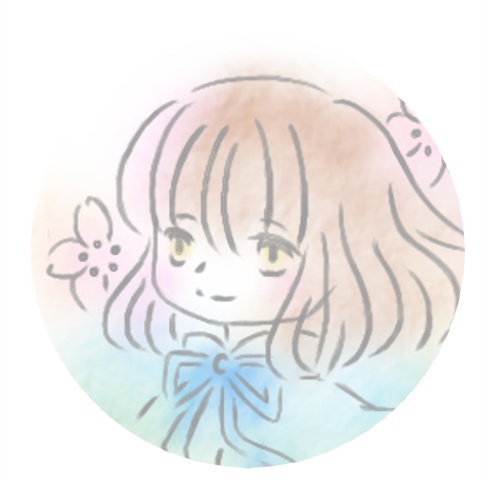 桜と女の子。