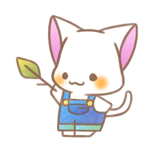 オーバーオール、ねこさん。