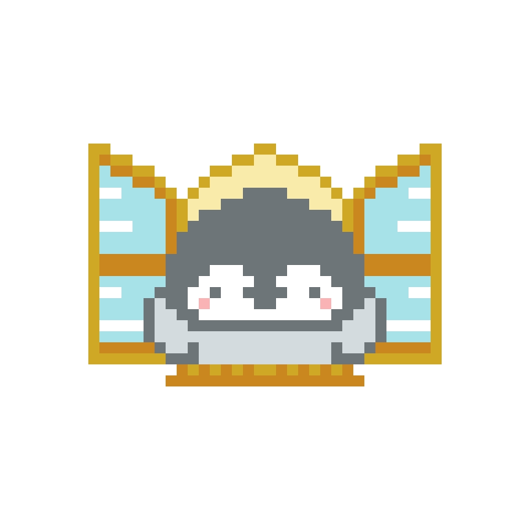 窓とぺんぎんさんセット。