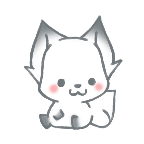 白狐さん。