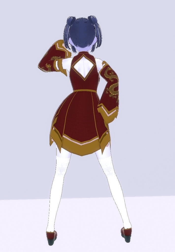 VRMアバター キョンシーガール Xiaomei 一部VRM1.0