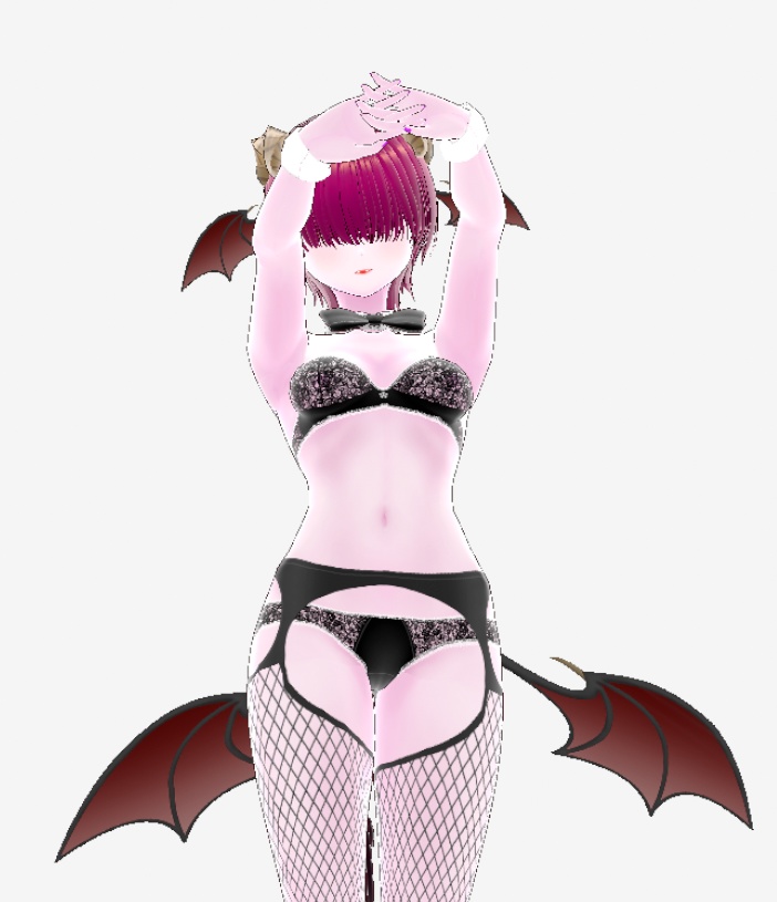 VRMアバター おしとやかめのサキュバス Noelle 一部VRM1.0