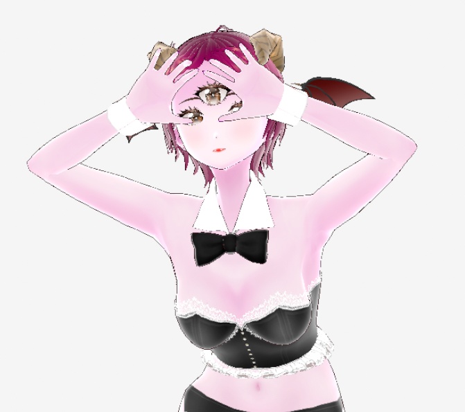 VRMアバター おしとやかめのサキュバス Noelle 一部VRM1.0