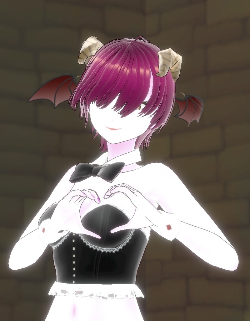 VRMアバター おしとやかめのサキュバス Noelle 一部VRM1.0