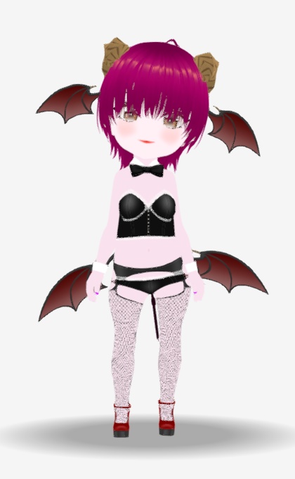 VRMアバター おしとやかめのサキュバス Noelle 一部VRM1.0