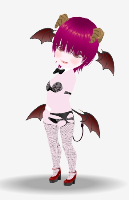 VRMアバター おしとやかめのサキュバス Noelle 一部VRM1.0