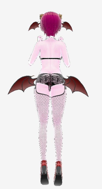 VRMアバター おしとやかめのサキュバス Noelle 一部VRM1.0