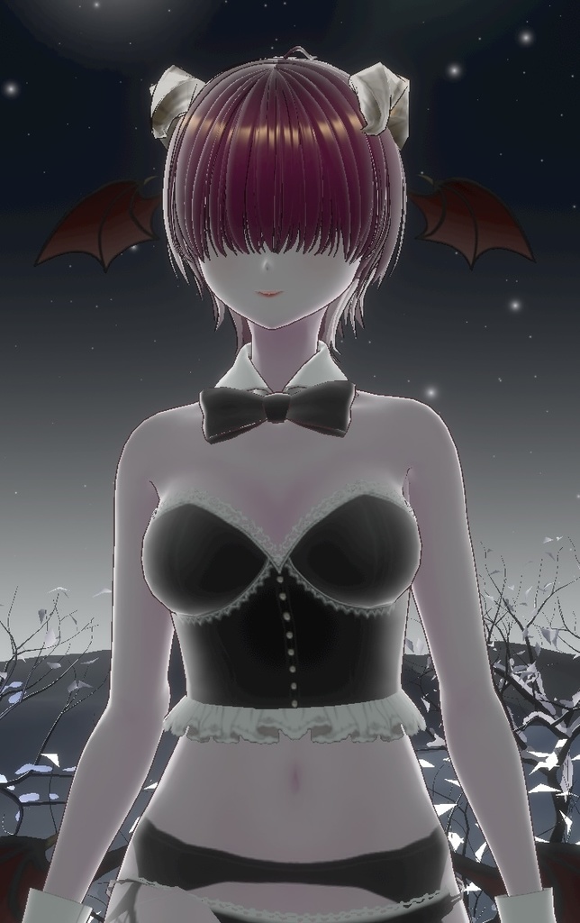 VRMアバター おしとやかめのサキュバス Noelle 一部VRM1.0