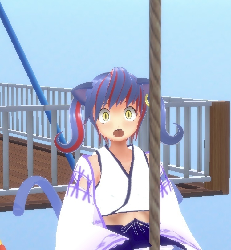 VRMアバター 猫娘の巫女さん Luna 一部VRM1.0