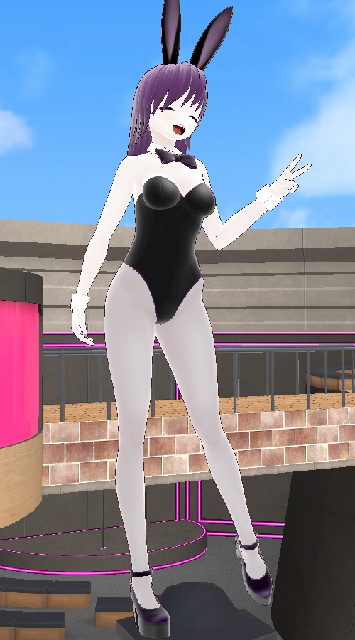 VRMアバター 兎人のバニーガール Violetta VRM1.0