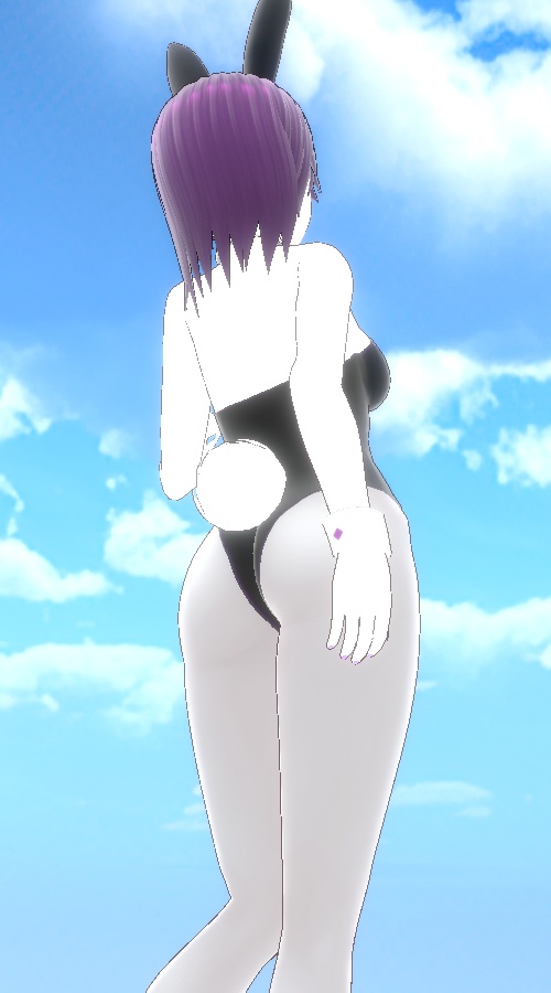 VRMアバター 兎人のバニーガール Violetta VRM1.0