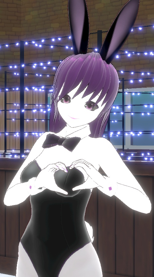 VRMアバター 兎人のバニーガール Violetta VRM1.0