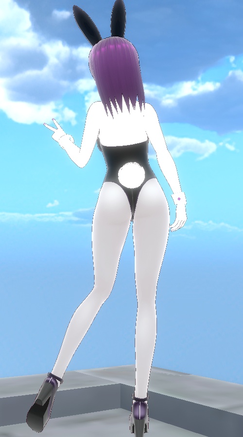 VRMアバター 兎人のバニーガール Violetta VRM1.0