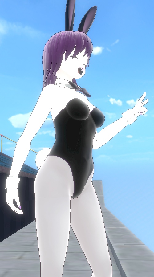 VRMアバター 兎人のバニーガール Violetta VRM1.0