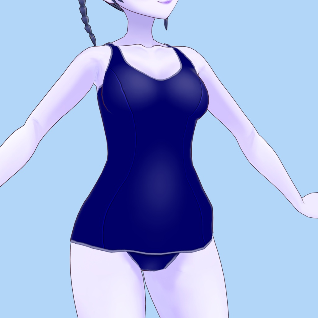 Vroidstudio vroidcustomitem スク水